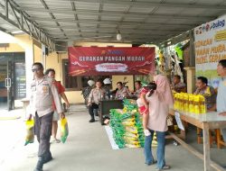 Polsek Pamarayan Gelar Gerakan Pangan Murah untuk Masyarakat