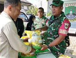 Gerakan Pangan Murah di Kasemen, Koramil 0602-02/Kasemen Berikan Harga Terjangkau
