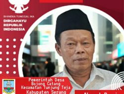 Kepala Desa Bojong Catang Mengucapkan Dirgahayu Kemerdekaan RI Ke-80