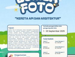 KAI Daop 5 Gelar Lomba Foto Bertema “Kereta Api dan Arsitektur”
