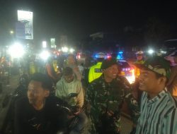 Personel Kodim 0602/Serang Bantu Aparat Kepolisian 