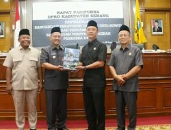 Wabup Serang Najib Hamas Sampaikan Raperda RPJMD Usul Bupati