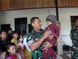 Santuni 100 Anak Yatim, Danrem 064/MY Ajak Prajurit Teladani Akhlak Rasulullah