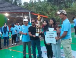PT. Asahimas Chemical Gelar Turnamen Bola Voli Putri