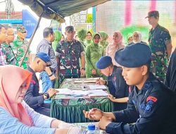 Jelang HUT TNI ke-80, Korem 064/MY Gulirkan Bakti Sosial Kesehatan untuk Masyarakat