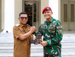 Gubernur Banten Sambut Hangat Komandan Grup 1 Kopassus, Tekankan Sinergi Pemprov-TNI