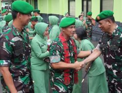 Dandim 0602/Serang Terima Kunker Danrem 064/MY, Tekankan Peran Prajurit dan Keluarga