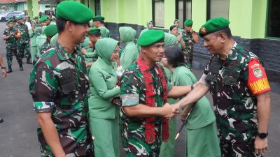 Dandim 0602/Serang Terima Kunker Danrem 064/MY, Tekankan Peran Prajurit dan Keluarga
