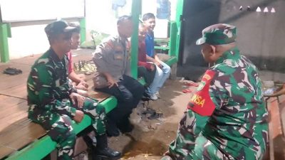 Danramil 0602-21/Kopo Ajak Masyarakat Hidupkan Semangat Siskamling
