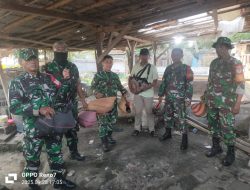 Pelaku Lari Kocar-Kacir, Koramil 0602-10/Pontang Grebek Judi Sabung Ayam