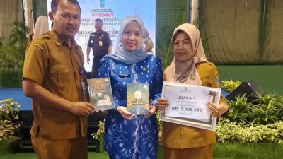 SMPN 1 Gunung Sari Raih Juara 1 Lomba Perpustakaan Tingkat SMP Kabupaten Serangl