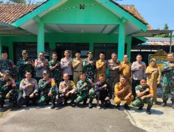 HUT ke-80 TNI, Muspika Petir Kompak Jaga Soliditas Tiga Pilar