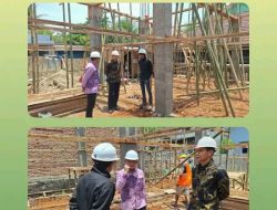 Kepala Kemenag Serang Tinjau Pembangunan Gedung SBSN KUA Kecamatan Curug.