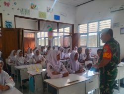 Danramil 0602-02/Kasemen Kerahkan Babinsa, Bentuk Karakter Unggul Pelajar SMKN 6 Kota Serang