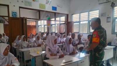 Danramil 0602-02/Kasemen Kerahkan Babinsa, Bentuk Karakter Unggul Pelajar SMKN 6 Kota Serang