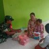 ‎Uluran Tangan Sang Prajurit, Babinsa Koramil 0602-09/Cikeusal Beri Harapan dan Gizi untuk Muhamad Pajar ‎