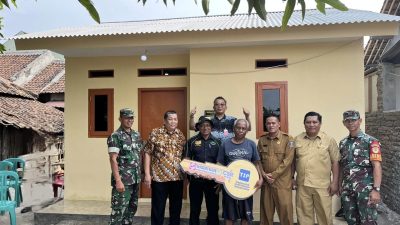 Dinding Rumah dari Genteng Bekas, PT. IKPP Serang Bedah RUTILAHU