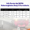 Permohonan Ma’af atas Pembatalan Sejumlah Perjalanan Kereta Api dari Daop 5 Purwokerto