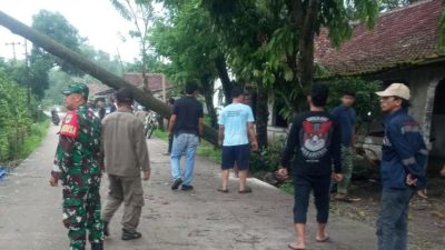 Sigap Tanggap Bencana, Danramil 0602-21/Kopo Arahkan Babinsa Bantu Masyarakat