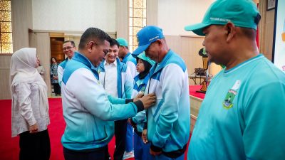 Gubernur Andra Soni Lepas Kontingen Atlet Banten ke Popnas dan Peparpenas 2025