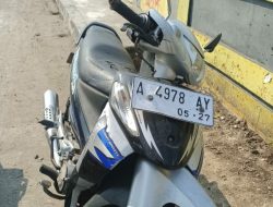 Motor Tanpa Pemilik Ditemukan di Dekat Jembatan, Polsek Kramatwatu Imbau Pemilik untuk Melapor