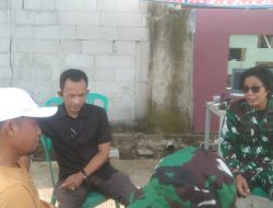 Danramil 0602-08/Petir Lakukan Peletakan Batu Pertama Pembangunan Fisik KDMP di Desa Kemuning
