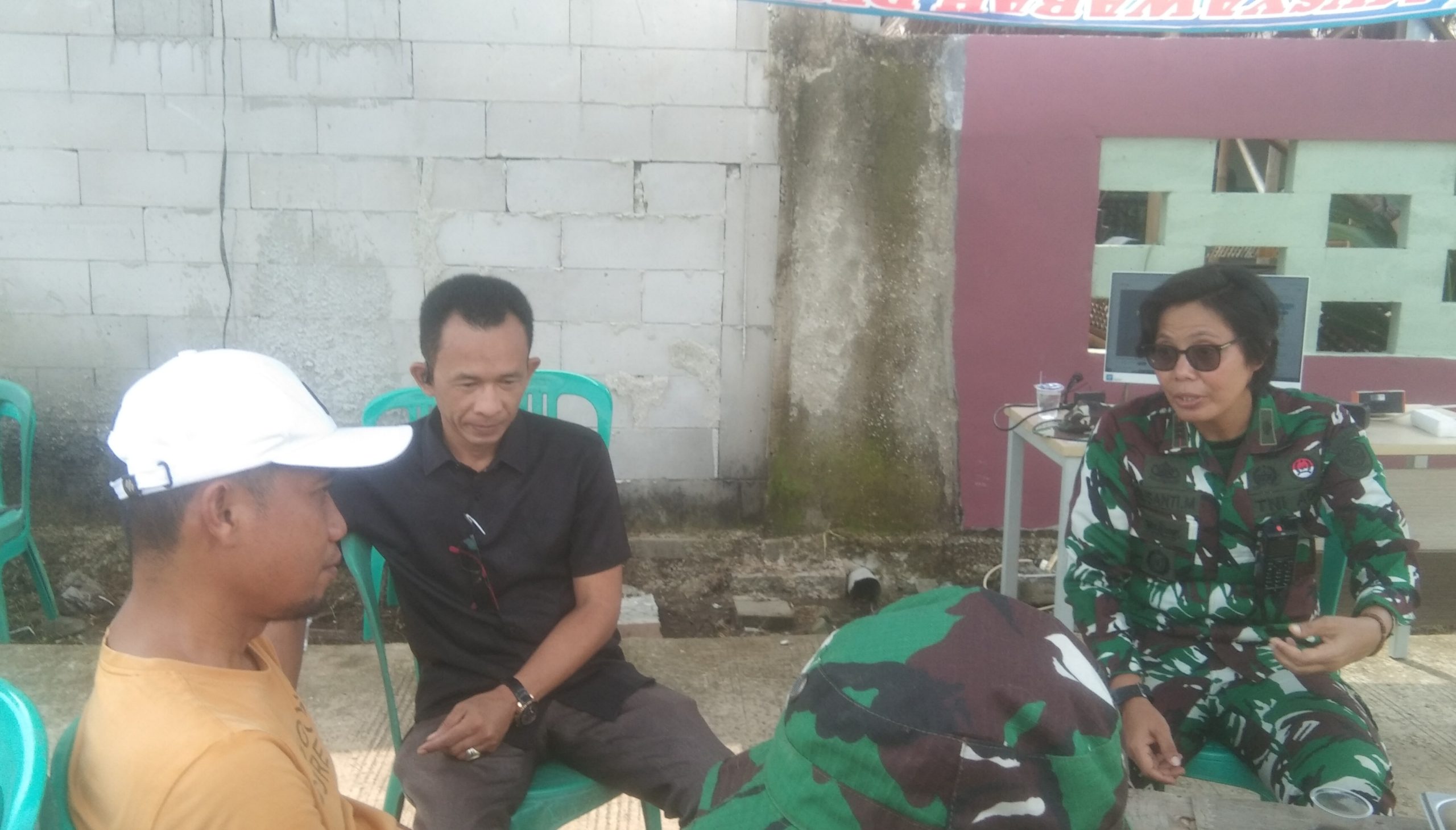 Danramil 0602-08/Petir Lakukan Peletakan Batu Pertama Pembangunan Fisik KDMP di Desa Kemuning
