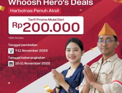 Diskon Tiket Whoosh Jelang Hari Pahlawan, KCIC Bandrol Harga Mulai Rp.200.000