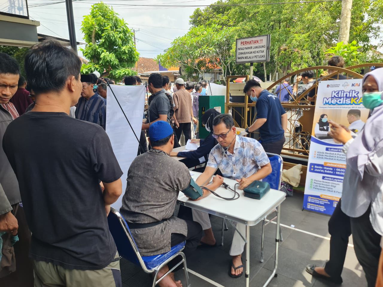 KAI Daop 5 Purwokerto Gelar Pemeriksaan Kesehatan Gratis Bagi Warga