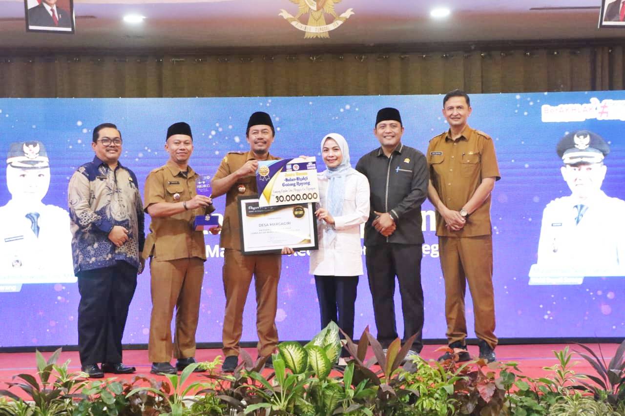 Desa Margagiri Juara Umum Lomba Bulan Bhakti Gotong Royong