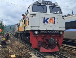 KAI Daop 5 Purwokerto Tingkatkan Keselamatan Lewat Penggantian Wesel di Stasiun Linggapura dan Lebeng