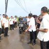 Atasi Kemacetan, Gubernur Andra Soni Tinjau Pembangunan Frontage Flyover Unyur 