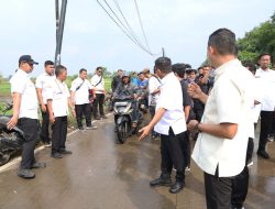 Atasi Kemacetan, Gubernur Andra Soni Tinjau Pembangunan Frontage Flyover Unyur 