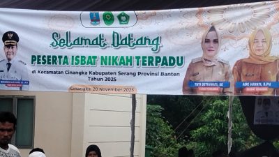 49 Pasutri Ikuti Sidang Isbat Nikah Terpadu di Kecamatan Cinangka