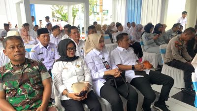 Babinsa Koramil 0602-20/Pamarayan Serka Arifin Hadiri Launching Gerai Samsat