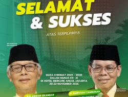 MUI Provinsi Banten Mengucapkan Selamat & Sukses Atas Terpilihnya KH. Anwar Iskandar Sebagai Ketua Umum MUI dan H. Amirysah Tambunan Sebagai Sekretaris Jendral Periode 2025-2030