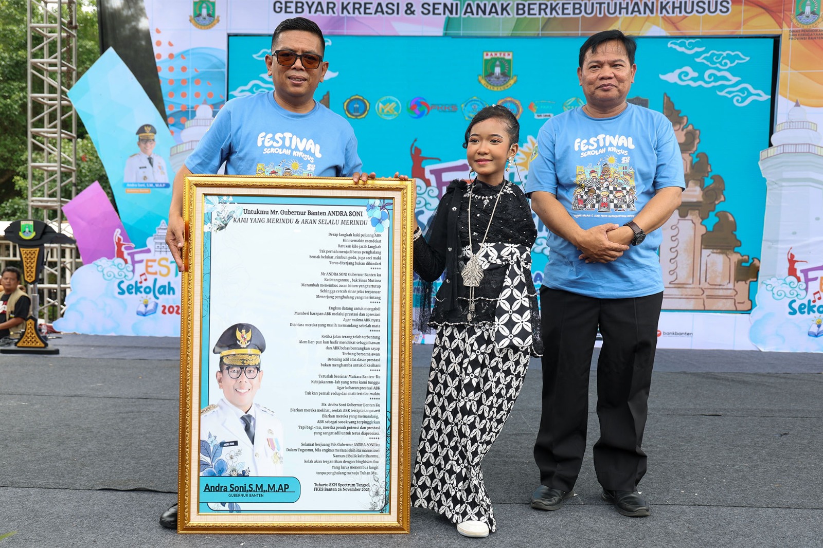 Gubernur Andra Soni Buka Festival Sekolah Khusus 2025