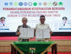 Gubernur Andra Soni Perkuat Kolaborasi dengan 12 Kampus 