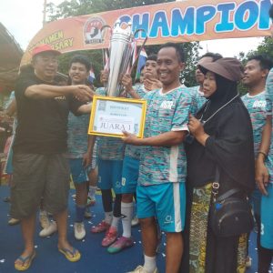 Bobol Gawang Lawan, PS. Barete Juara Turnamen Sepak bola
