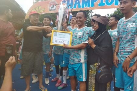 Bobol Gawang Lawan, PS. Barete Juara Turnamen Sepak bola