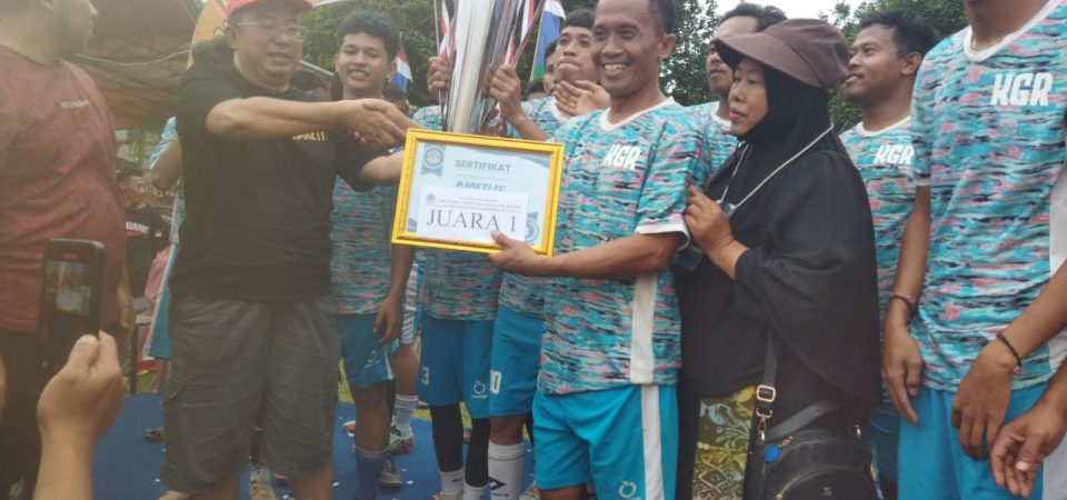 Bobol Gawang Lawan, PS. Barete Juara Turnamen Sepak bola
