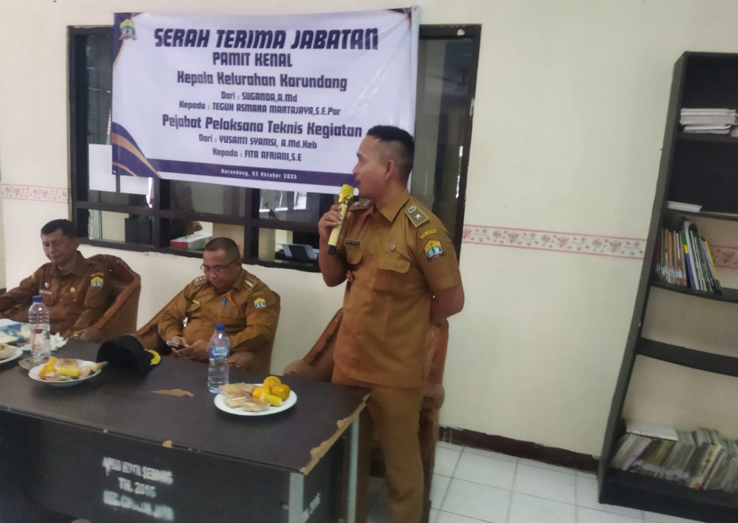 Jabatan Kepala Kelurahan Karundang Diserahterimakan