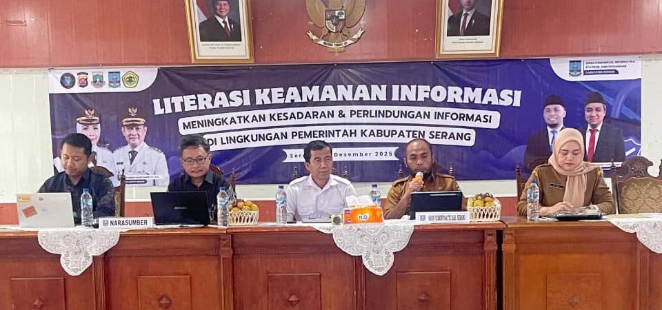 Diskominfo Kabupaten Serang Edukasi Keamanan Informasi Data Pribadi Bagi ASN