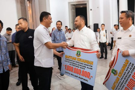 Wujud Solidaritas Kebangsaan, Pemprov Banten Salurkan Bantuan Rp3 Miliar dan Logistik ke Sumbar, Sumut, dan Aceh ​