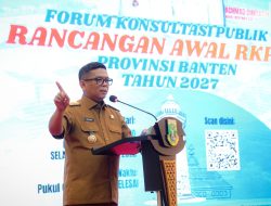 Gubernur Banten Andra Soni Tekankan Perencanaan Pembangunan Presisi dan Tepat Sasaran
