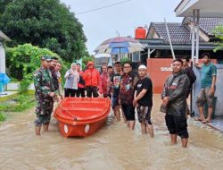 Camat Walantaka Dampingi Wali Kota Serang Tinjau Lokasi Air Meluap ke Area Pemukiman Warga.