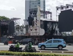 H-1 Menuju Malam Pergantian Tahun, Panggung Bundaran HI Gelar Gladi Bersih
