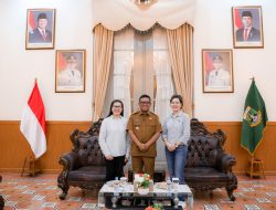 Terima Kunjungan Legenda Tenis Meja, Gubernur Andra Soni Bahas Kesejahteraan Atlet dan Tuan Rumah PON