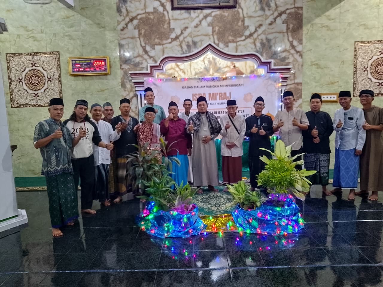 Tiingkatkan Iman dan Taqwa, Masjid Raudhatul Jannah Cipete Gelar Peringatan Isra Mi’raj