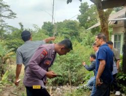 Camat Cikeusal Tinjau Lokasi Pasca Banjir, 6 Rumah Warga Rusak